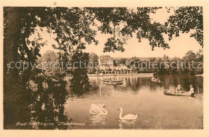 AK / Ansichtskarte Bad Nauheim Grosser Teich mit... oldhting.de