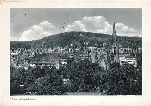 AK / Ansichtskarte Bad Nauheim Stadtansicht mit Kirche Kat. Bad Nauheim