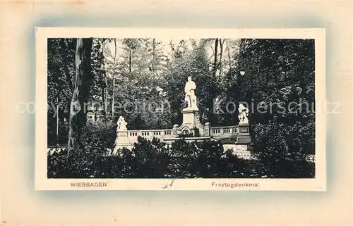 AK / Ansichtskarte Wiesbaden Freytagdenkmal Kat. Wiesbaden