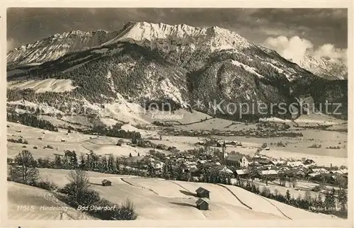 AK / Ansichtskarte Bad Oberdorf Hindelang Fliegeraufnahme Kat. Bad Hindelang