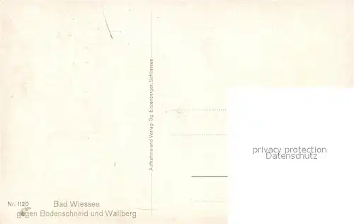 AK / Ansichtskarte Bad Wiessee Fliegeraufnahme gegen Bodenschneid und Wallberg Kat. Bad Wiessee