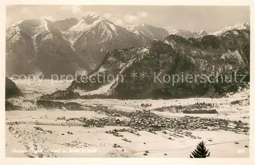 AK / Ansichtskarte Oberammergau mit Kofel und Noth Kat. Oberammergau