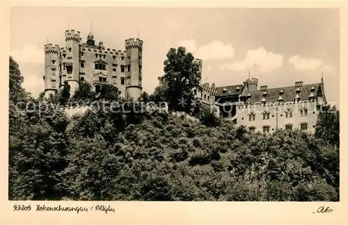 AK / Ansichtskarte Hohenschwangau Schloss  Kat. Schwangau