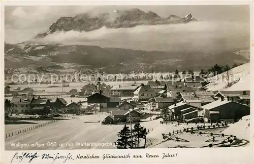 AK / Ansichtskarte Wallgau Isar Wettersteingebirge Kat. Wallgau