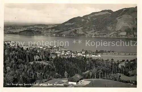 AK / Ansichtskarte Bad Wiessee Berghaus Sonnenbichl Seepartie Kat. Bad Wiessee