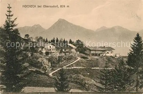 AK / Ansichtskarte Oberaudorf Hocheck Kat. Oberaudorf