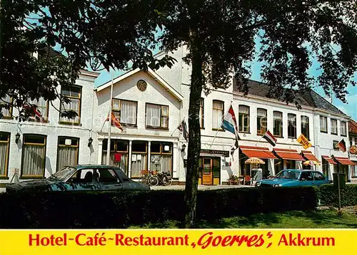 AK / Ansichtskarte Akkrum Hotel Cafe Restaurant Goerres Kat. Niederlande