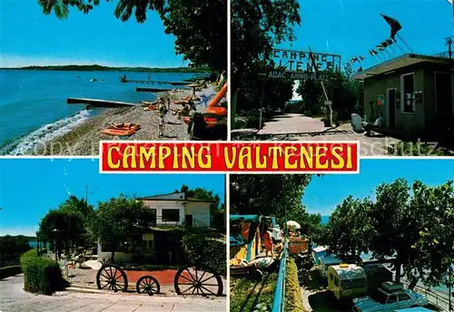 AK / Ansichtskarte Padenghe Sul Garda Camping Valtenesi Strandpartie