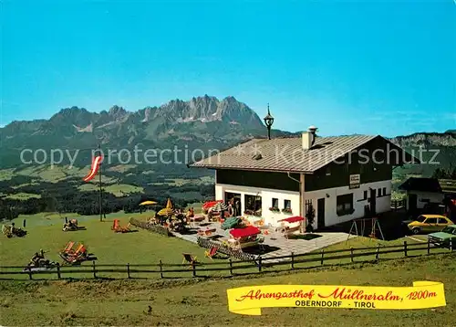 AK / Ansichtskarte Oberndorf Tirol Alpengasthof Muellneralm Kat. Oberndorf in Tirol