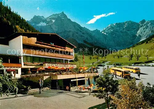 AK / Ansichtskarte Hinterriss Tirol Alpengasthof Eng mit Karwendel Kat. Vomp