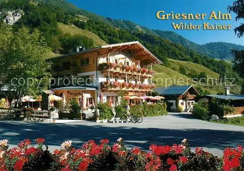 AK / Ansichtskarte Tirol Region Alpengasthaus Griesner Alm Wilder Kaiser Kat. Innsbruck