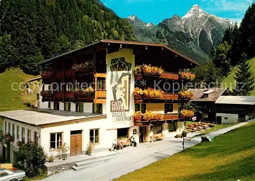 AK / Ansichtskarte Mayrhofen Zillertal Alpengasthof Zillergrund Kat. Mayrhofen