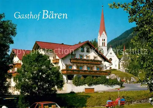 AK / Ansichtskarte Holzgau Gasthof Baeren Kirche Kat. Holzgau