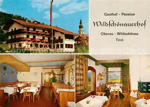 AK / Ansichtskarte Oberau Wildschoenau Tirol Gasthof Pension Wildschoenauerhof