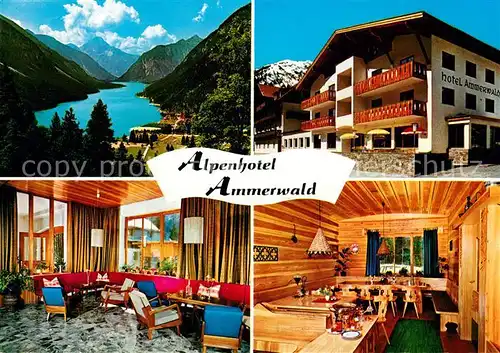 AK / Ansichtskarte Reutte Tirol Alpenhotel Ammerwald Gastraeume Kat. Reutte