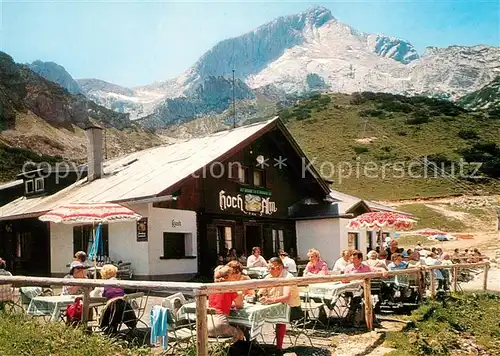 AK / Ansichtskarte Garmisch Partenkirchen Hochalm mit Alpspitze Kat. Garmisch Partenkirchen