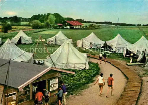 AK / Ansichtskarte Oberbayern Zeltlager der Sportjugend am Seehammer See