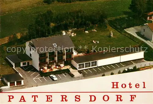 AK / Ansichtskarte Patersdorf Niederbayern Hotel Patersdorf Fliegeraufnahme Kat. Patersdorf