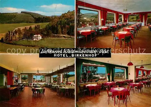 AK / Ansichtskarte Waldmichelbach Hotel Birkenhof Speisesaele Kat. Wald Michelbach
