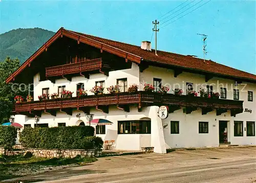 AK / Ansichtskarte Rottau Chiemgau Gasthaus Pension Cafe Koenig Kat. Grassau