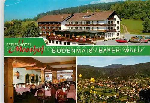 AK / Ansichtskarte Bodenmais Ferienhotel Mooshof Gastraum Panorama Kat. Bodenmais