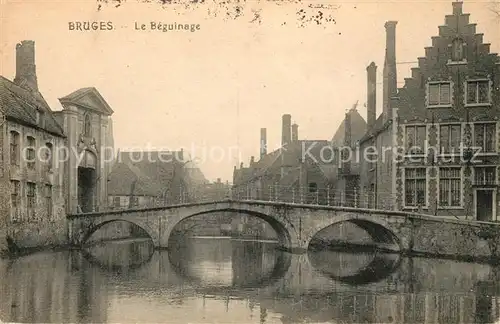 AK / Ansichtskarte Bruges Flandre Beguinage Kat. 