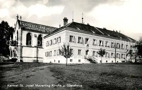 AK / Ansichtskarte Mayerling Baden Karmel Sankt Josef Kirche Gaestehaus Kat. Baden