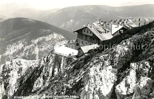 AK / Ansichtskarte Hochschneeberg Eisenbahnhotel Kat. Puchberg am Schneeberg