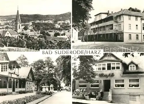 AK / Ansichtskarte Bad Suderode Central Hotel Kurpromenade Cafe Forbrich Kat. Bad Suderode