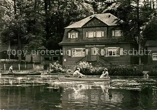 AK / Ansichtskarte Glauchau Gruendelhaus Gruendelteich Kat. Glauchau