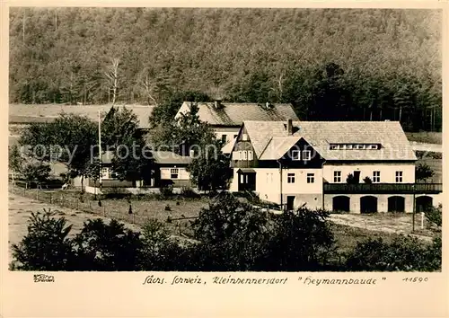 AK / Ansichtskarte Kleinhennersdorf Heymannbaude Kat. Gohrisch