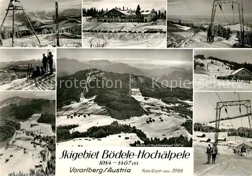 AK / Ansichtskarte Boedele Skigebiet Hochaelpele Winter Kat. Schwarzenberg