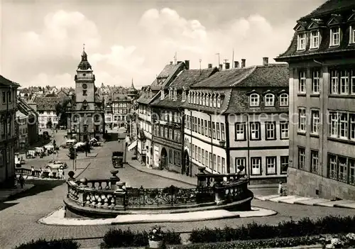 AK / Ansichtskarte Gotha Thueringen Blick vom Schlossberg Hauptmarkt Kat. Gotha