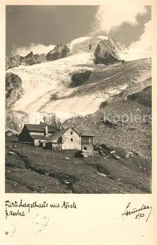 AK / Ansichtskarte Furtschagelhaus mit Moesele Zillertaler Alpen Kat. Mayrhofen