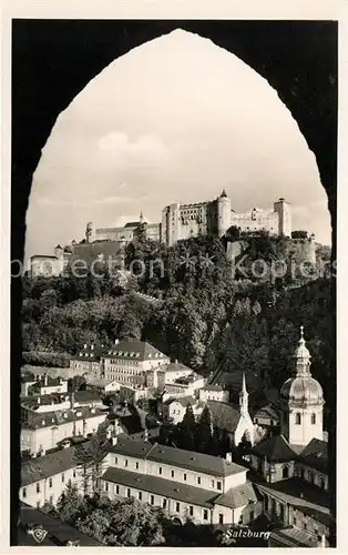 AK / Ansichtskarte Salzburg Oesterreich Durchblick zur Festung Hohensalzburg Kat. Salzburg