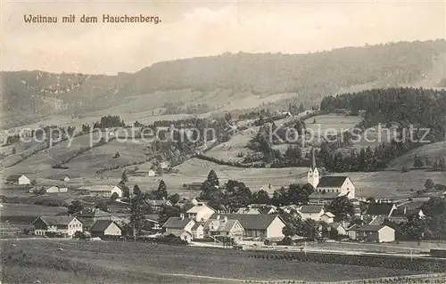 AK / Ansichtskarte Weitnau Gesamtansicht mit Hauchenberg Allgaeuer Alpen Kat. Weitnau