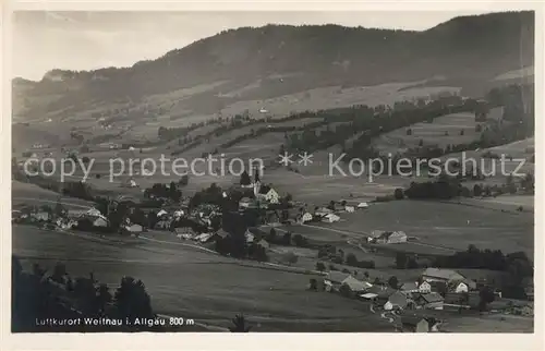 AK / Ansichtskarte Weitnau Luftkurort Blick gegen Hauchen Allgaeuer Alpen Kat. Weitnau