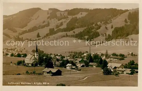 AK / Ansichtskarte Weitnau Luftkurort Blick gegen Sonneck Allgaeuer Alpen Kat. Weitnau