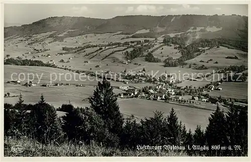 AK / Ansichtskarte Weitnau Panorama Luftkurort Allgaeuer Alpen Kat. Weitnau