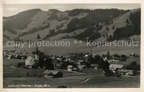 AK / Ansichtskarte Weitnau Luftkurort Blick gegen Sonneck Allgaeuer Alpen Kat. Weitnau