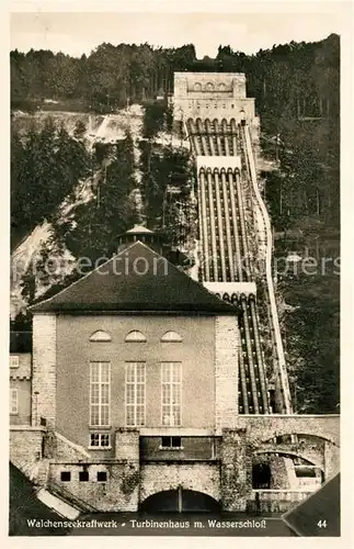 AK / Ansichtskarte Walchensee Kraftwerk Turbinenhaus mit Wasserschloss Kat. Kochel a.See