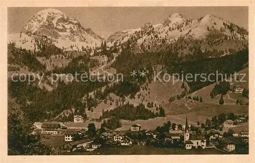 AK / Ansichtskarte Bayrischzell Panorama mit Wendelstein Bayerische Voralpen Kat. Bayrischzell