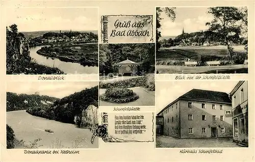 AK / Ansichtskarte Bad Abbach Schwefelquelle Kurhaus Schwefelbad Donau Kelheim Kat. Bad Abbach