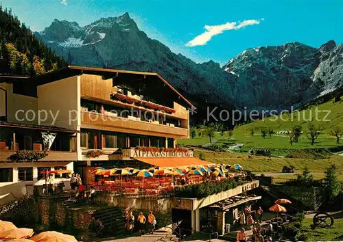 AK / Ansichtskarte Hinterriss Tirol Alpengasthof Eng mit Grossem Ahornboden Kat. Vomp