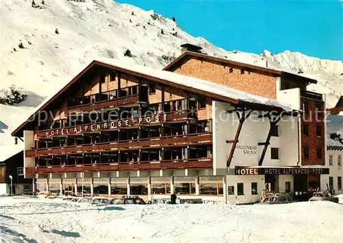AK / Ansichtskarte Zuers Arlberg Hotel Alpenrose Post