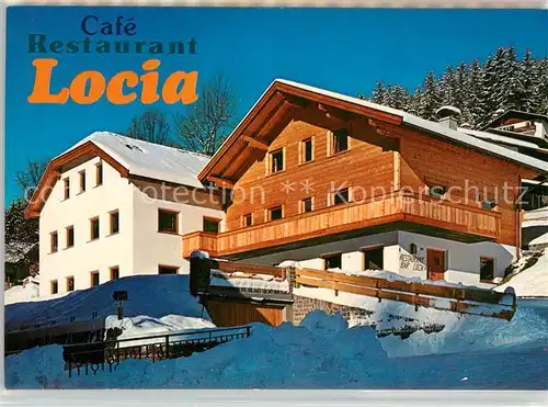 AK / Ansichtskarte St Ulrich Groeden Tirol Cafe Restaurant Locia Gastraeume Kat. Salten Schlern