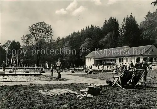 AK / Ansichtskarte Schleusingen Schwimmbad Kat. Schleusingen