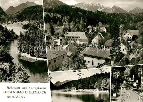 AK / Ansichtskarte Bad Faulenbach Panoramen Kat. Fuessen