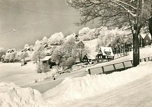 AK / Ansichtskarte Klingenthal Vogtland Aschberg Winterlandschaft Kat. Klingenthal Sachsen