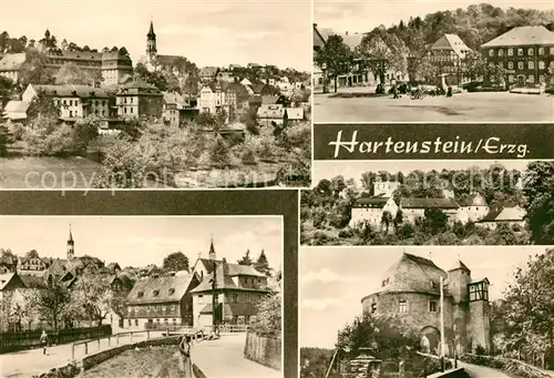 AK / Ansichtskarte Hartenstein Zwickau Burg Stadtansichten Kat. Hartenstein Zwickau